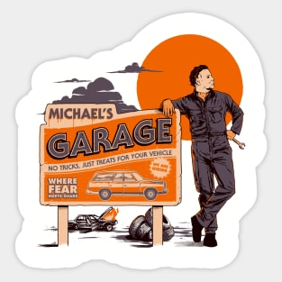 Michael's Garage Sticker